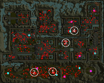 Mapa Świątynia Hwang